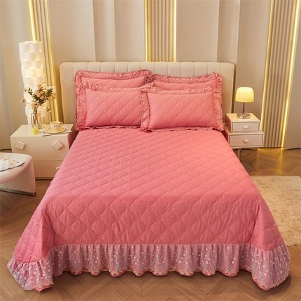 91家纺网 家纺一手货源 找家纺 （总）2023 恒爱家纺 13372甜蜜公主床盖四件套