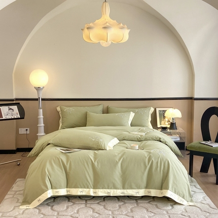 91家纺网 家纺一手货源 找家纺 （总）拼社家纺 全棉加厚磨毛四件套-minmin系列