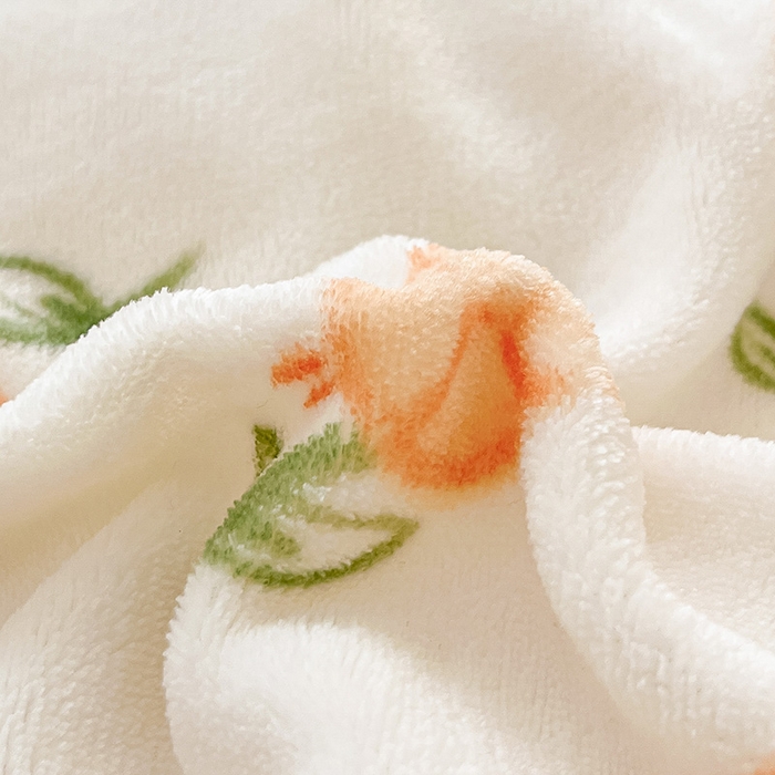 91家纺网 家纺一手货源 找家纺 金爱家 2023新款ins小清新韩系卡通少女心奶油兔子加厚牛奶绒系列四件套 绒-沁香