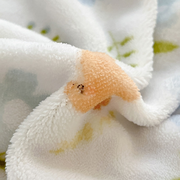 91家纺网 家纺一手货源 找家纺 金爱家 2023新款ins小清新韩系卡通少女心奶油兔子加厚牛奶绒系列四件套 绒-蓝花兔