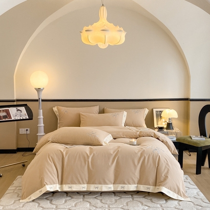 91家纺网 家纺一手货源 找家纺 （总）拼社家纺 全棉加厚磨毛四件套-minmin系列