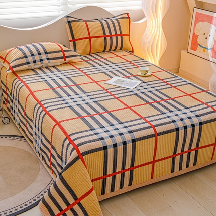 91家纺网 家纺一手货源 找家纺 （总）青竹苑 2023新款直角款牛奶绒床盖夹棉保暖沙发垫榻榻米垫炕垫