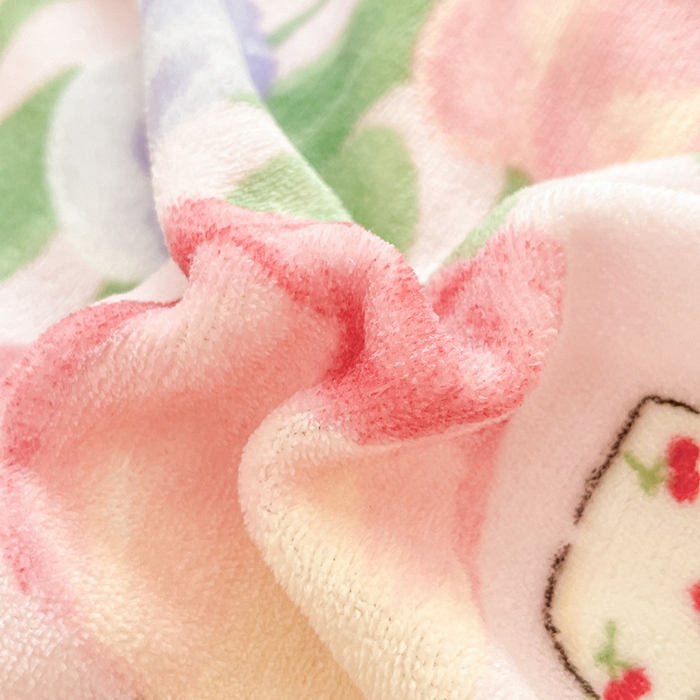 91家纺网 家纺一手货源 找家纺 金爱家 2023新款ins小清新韩系卡通少女心奶油兔子加厚牛奶绒系列四件套 绒-浪漫郁金香