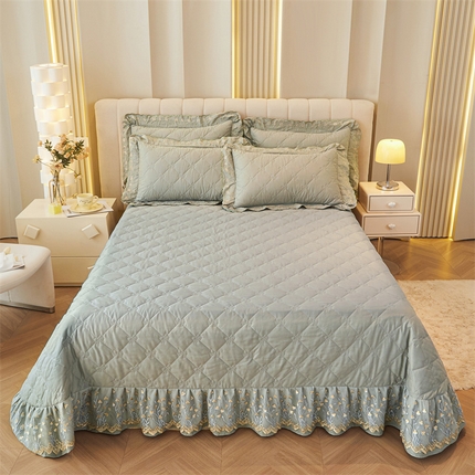 91家纺网 家纺一手货源 找家纺 （总）2023 恒爱家纺 13372甜蜜公主床盖四件套