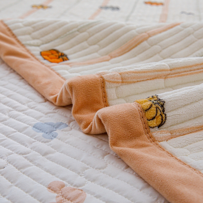 91家纺网 家纺一手货源 找家纺 （总）青竹苑 2023新款直角款牛奶绒床盖夹棉保暖沙发垫榻榻米垫炕垫