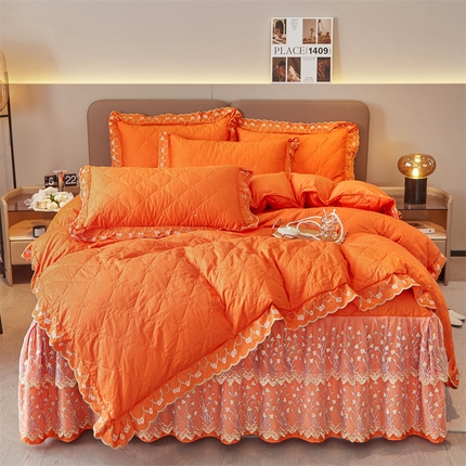 91家纺网 家纺一手货源 找家纺 （总）2023 恒爱家纺 13372甜蜜公主床裙四件套