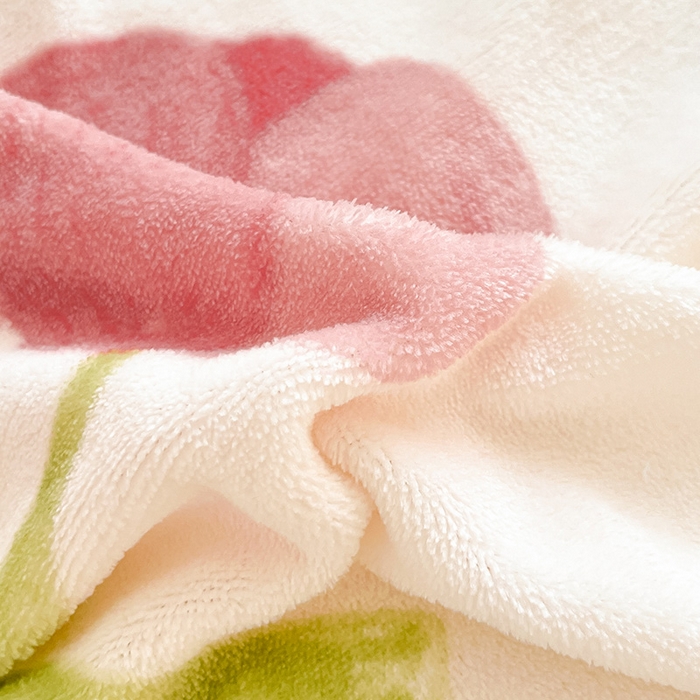 91家纺网 家纺一手货源 找家纺 金爱家 2023新款ins小清新韩系卡通少女心奶油兔子加厚牛奶绒系列四件套 绒-花漫