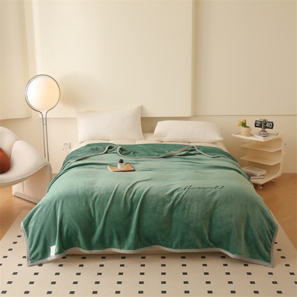 91家纺网 家纺一手货源 找家纺 （总）卡初家居（原微来） 2023新款280克纯色加厚超柔牛奶绒毛毯