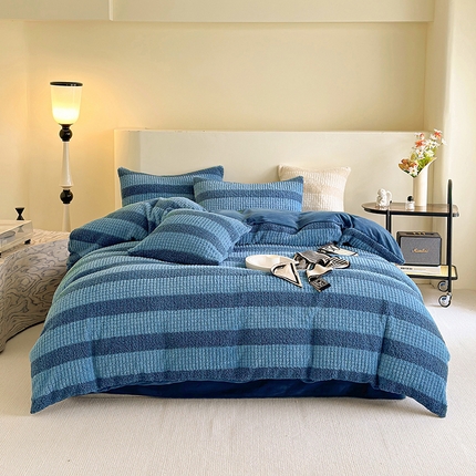 91家纺网 家纺一手货源 找家纺 （总）网客 2024新款泰兔绒牛奶绒四件套