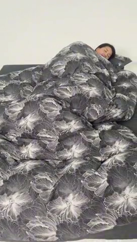 91家纺网 家纺一手货源 找家纺 安莱生活 2023新款花海系列色织双层纱工艺款宽边高奢四件套 花海-深灰