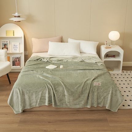 91家纺网 家纺一手货源 找家纺 （总）畅销被业 2024新款双面牛奶绒多功能毛毯毯子