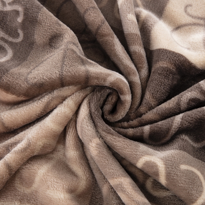 91家纺网 家纺一手货源 找家纺 卉晨毛毯 2024爆款加厚潮人牛奶绒空调毯披肩毯午睡毛毯 贝格