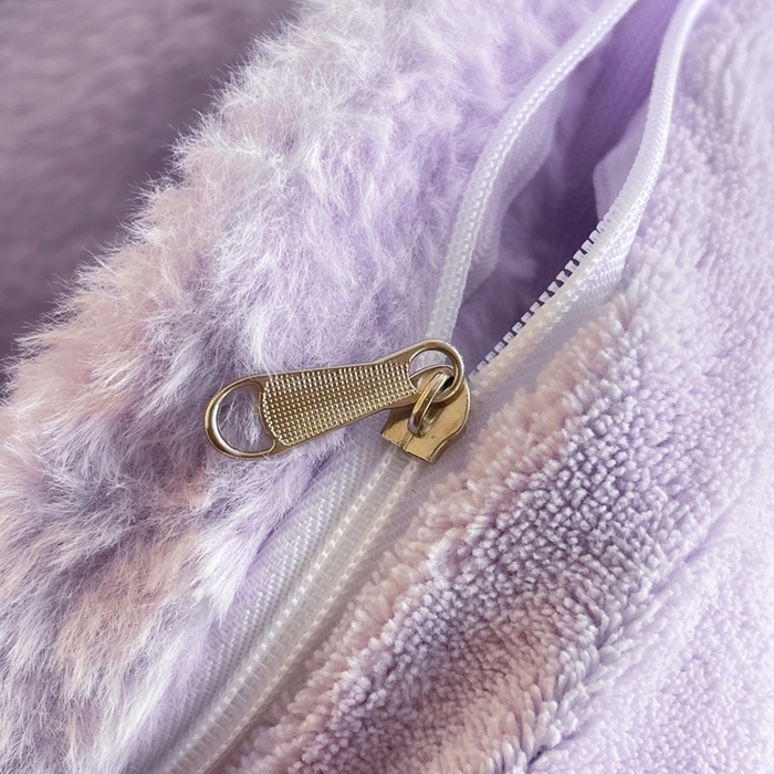 91家纺网 家纺一手货源 找家纺 金爱家 23新品全消光牛奶绒A类纯色立体獭兔毛绒四件套 兔毛纯色-青紫