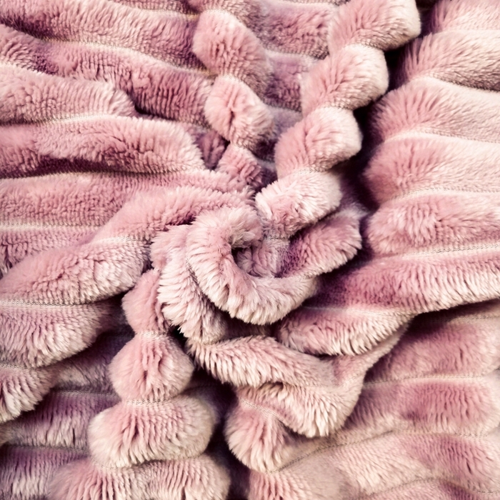 91家纺网 家纺一手货源 找家纺 卉晨毛毯家纺 2024新款波波毯空调毯午睡毯毛毯 豆沙
