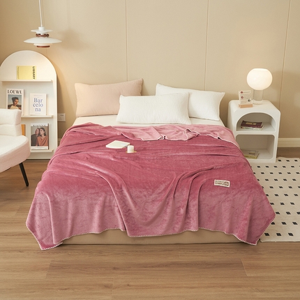 91家纺网 家纺一手货源 找家纺 （总）畅销被业 2024新款双面牛奶绒多功能毛毯毯子