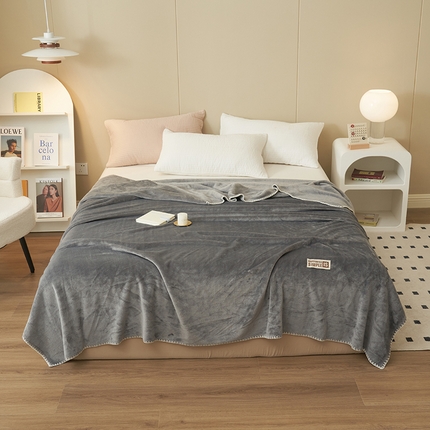 91家纺网 家纺一手货源 找家纺 （总）畅销被业 2024新款双面牛奶绒多功能毛毯毯子