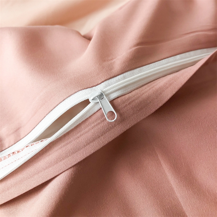 91家纺网 家纺一手货源 找家纺 盛秋家纺 2025新款洛伦-麻绳款系列四件套 奶油粉+浅豆沙