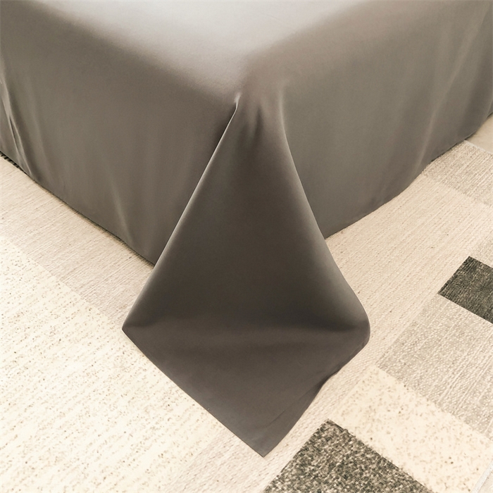 91家纺网 家纺一手货源 找家纺 盛秋家纺 2025新款洛伦-麻绳款系列四件套 亚麻咖+高级灰