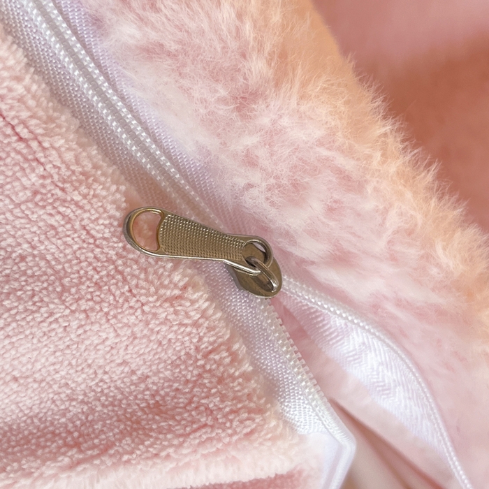 91家纺网 家纺一手货源 找家纺 金爱家 23新品全消光牛奶绒A类纯色立体獭兔毛绒四件套 兔毛纯色-蜜粉