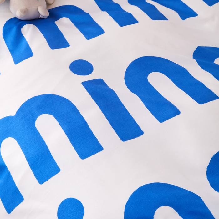 91家纺网 家纺一手货源 找家纺 2023新款亲肤棉美棉芦荟棉三件套美棉（8月）学生宿舍床 潮流-蓝