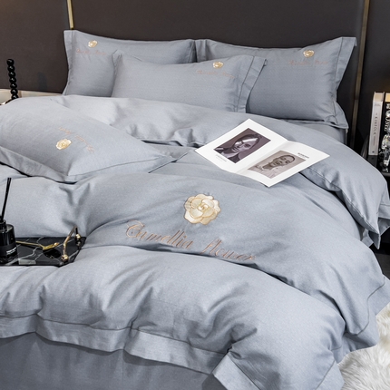 91家纺网 家纺一手货源 找家纺 （总）N先生 2023新款加厚全棉磨毛四件套-米兰系列