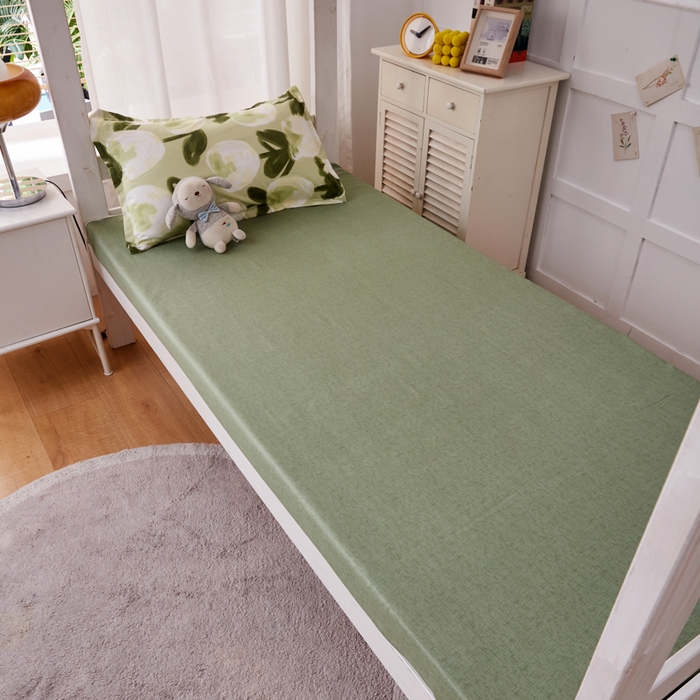 91家纺网 家纺一手货源 找家纺 2023新款亲肤棉美棉芦荟棉三件套美棉（8月）学生宿舍床 米兰的春天