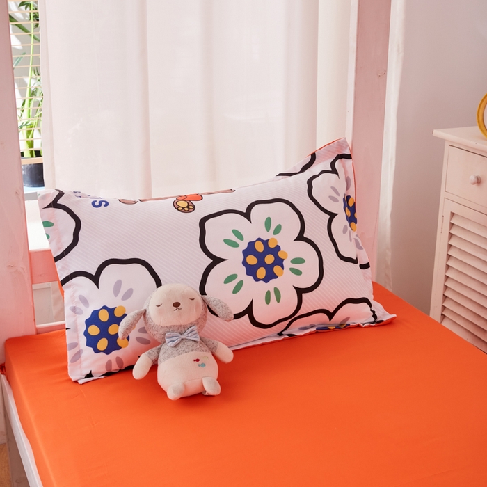 91家纺网 家纺一手货源 找家纺 2023新款亲肤棉美棉芦荟棉三件套美棉（8月）学生宿舍床 巴黎世家