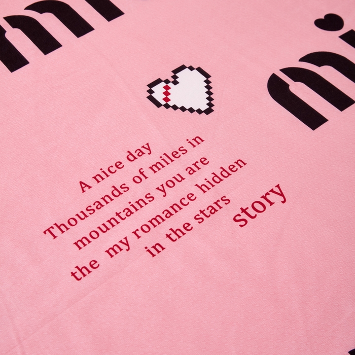 91家纺网 家纺一手货源 找家纺 2023新款亲肤棉美棉芦荟棉三件套美棉（8月）学生宿舍床 情书