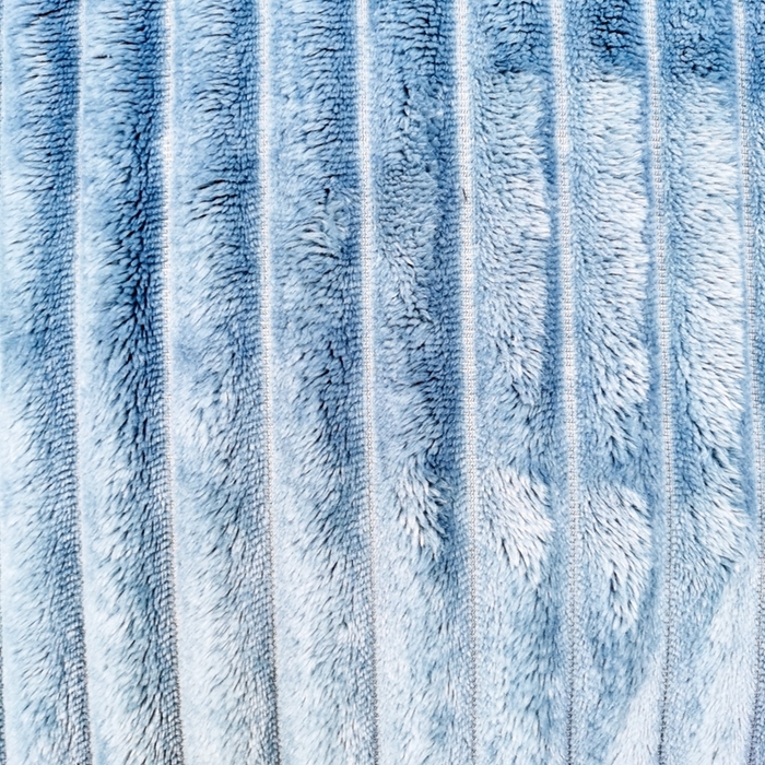 91家纺网 家纺一手货源 找家纺 卉晨毛毯家纺 2024新款波波毯空调毯午睡毯毛毯 蓝灰