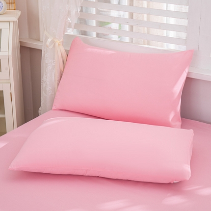 91家纺网 家纺一手货源 找家纺 （总）莎臣豹 2025新款高克重加厚加密水洗棉磨毛纯色枕套