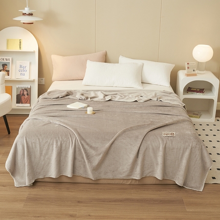 91家纺网 家纺一手货源 找家纺 （总）畅销被业 2024新款双面牛奶绒多功能毛毯毯子