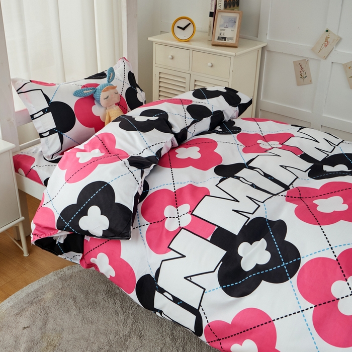 91家纺网 家纺一手货源 找家纺 2023新款亲肤棉美棉芦荟棉三件套美棉（8月）学生宿舍床 光辉岁月