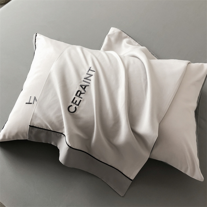 91家纺网 家纺一手货源 找家纺 盛秋家纺 2025新款洛伦-麻绳款系列四件套 山灰+中灰