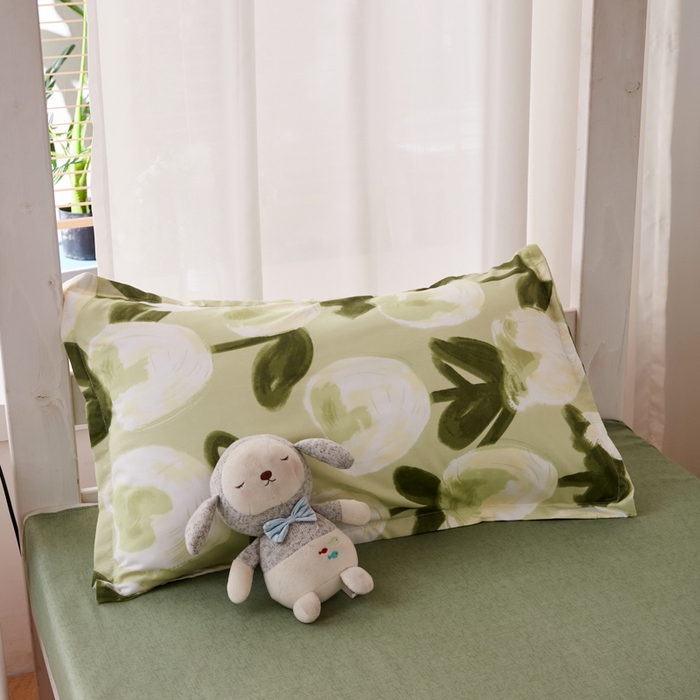 91家纺网 家纺一手货源 找家纺 2023新款亲肤棉美棉芦荟棉三件套美棉（8月）学生宿舍床 米兰的春天