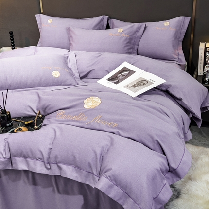 91家纺网 家纺一手货源 找家纺 （总）N先生 2023新款加厚全棉磨毛四件套-米兰系列