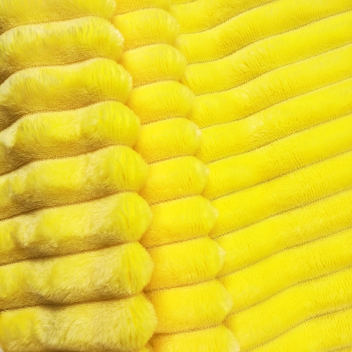 91家纺网 家纺一手货源 找家纺 卉晨毛毯家纺 2024新款波波毯空调毯午睡毯毛毯 鹅黄