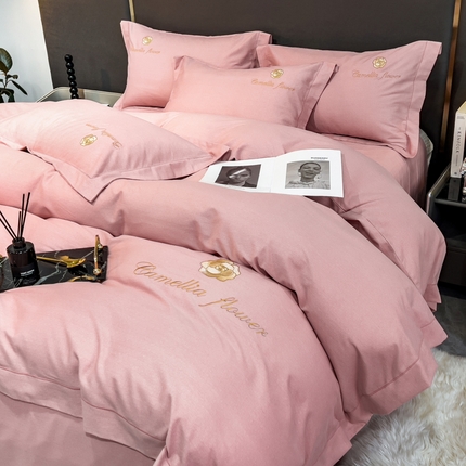 91家纺网 家纺一手货源 找家纺 （总）N先生 2023新款加厚全棉磨毛四件套-米兰系列