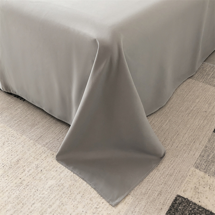 91家纺网 家纺一手货源 找家纺 盛秋家纺 2025新款洛伦-麻绳款系列四件套 奶茶+高级灰