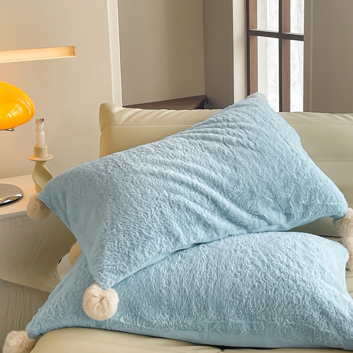 91家纺网 家纺一手货源 找家纺 金爱家 23新品全消光牛奶绒A类纯色立体獭兔毛绒四件套 兔毛纯色-海蓝