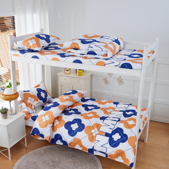 91家纺网 家纺一手货源 找家纺 2023新款亲肤棉美棉芦荟棉三件套美棉（8月）学生宿舍床 海阔天空