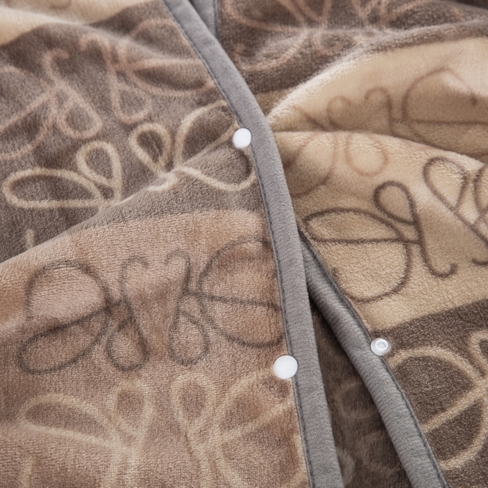 91家纺网 家纺一手货源 找家纺 卉晨毛毯 2024爆款加厚潮人牛奶绒空调毯披肩毯午睡毛毯 贝格