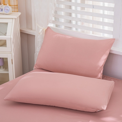 91家纺网 家纺一手货源 找家纺 （总）莎臣豹 2025新款高克重加厚加密水洗棉磨毛纯色枕套