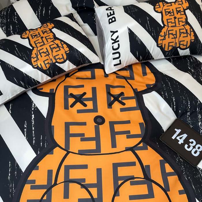 91家纺网 家纺一手货源 找家纺 色鬼 2023新款秋冬网红款四季款潮流四件套直播爆款 咔酷