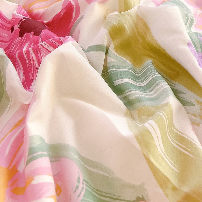 91家纺网 家纺一手货源 找家纺 琪琪阁 2023新款全棉加牛奶绒单被套 雅蔓