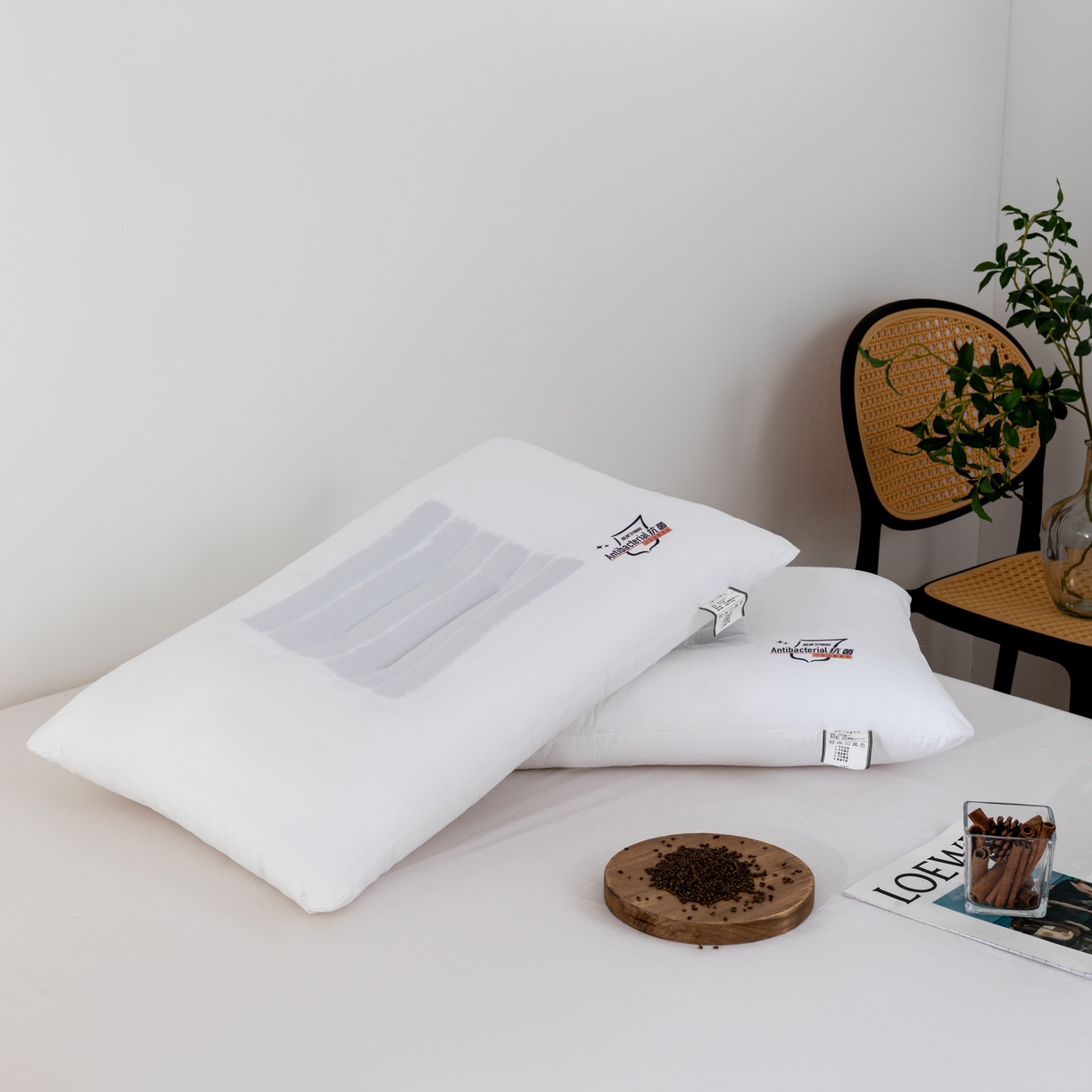 91家纺网 家纺一手货源 找家纺 （总）爱尚家枕芯 2023新款防螨抗菌决明子定型枕