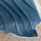 91家纺网 家纺一手货源 找家纺 棉堡 2023新款玫瑰绒羊羔绒复合毯毛毯 蓝