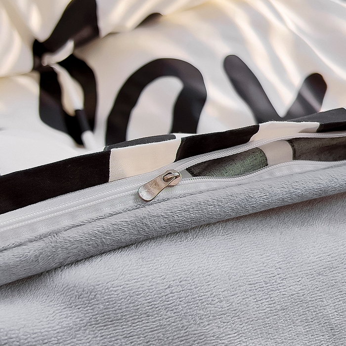 91家纺网 家纺一手货源 找家纺 琪琪阁 2023新款全棉加牛奶绒单被套 字母熊