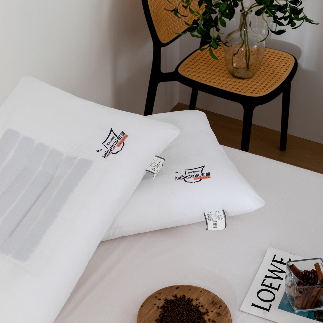 91家纺网 家纺一手货源 找家纺 （总）爱尚家枕芯 2023新款防螨抗菌决明子定型枕