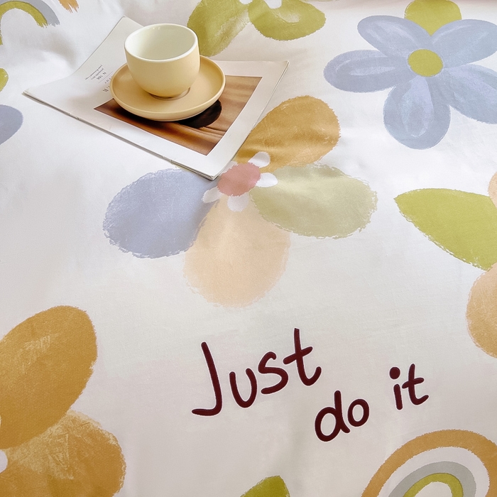 91家纺网 家纺一手货源 找家纺 琪琪阁 2023新款全棉加牛奶绒单被套 悠然