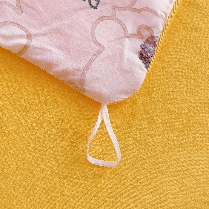 91家纺网 家纺一手货源 找家纺 琪琪阁 2023新款全棉加牛奶绒单被套 小可爱